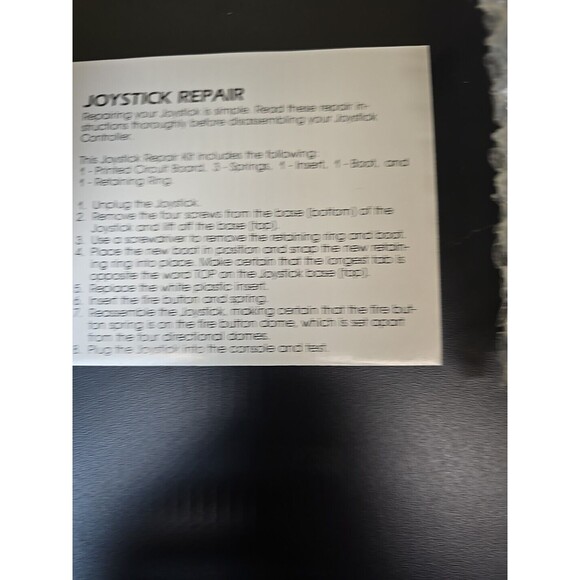 Atari 2600 VCS Joystick Repair - YouTube ATARI CX41 Joystick Repair Kit for 2600 - CIB - OEM - NOS 1982